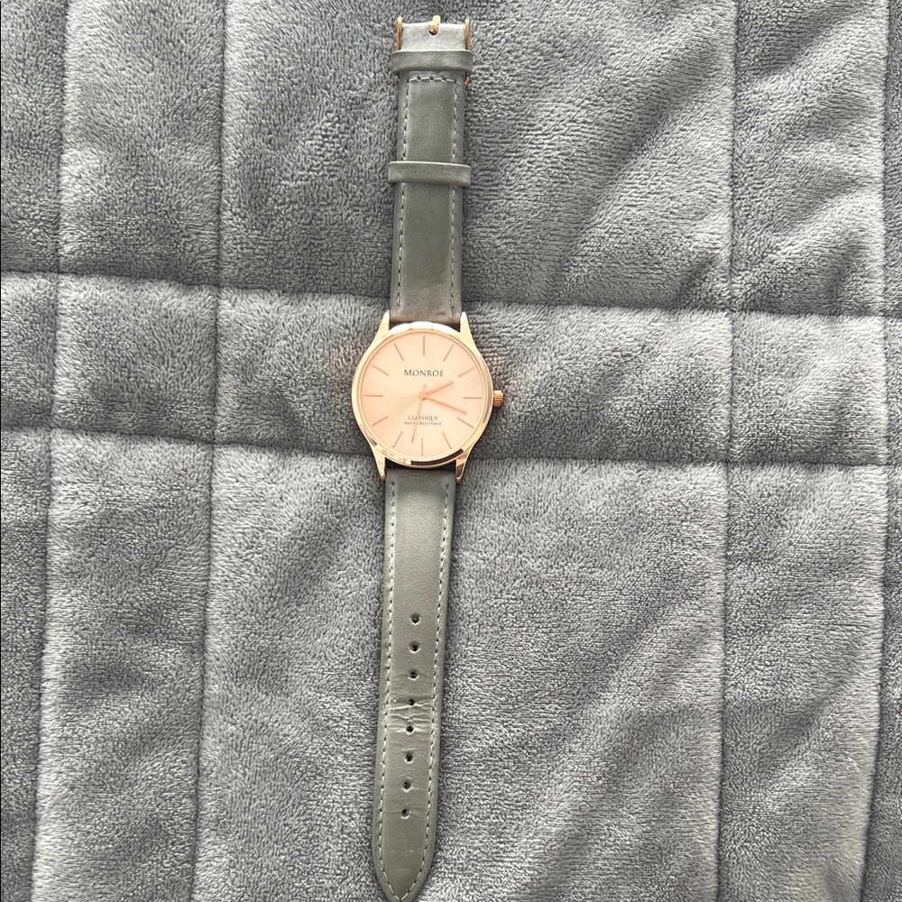 Rose Gold and Gray Women's Watch